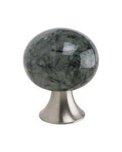 Bead Straight - Knoflík - Zelená Marble