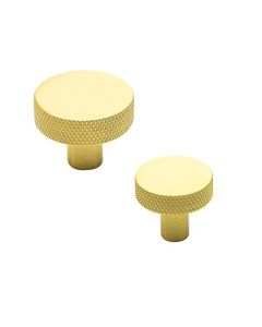 Flat Knoflík - Mosaz