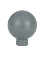 Nova Round Knoflík - Blue Grey